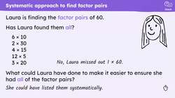 Listing factors Instructional Video