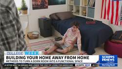 Methods to turn a dorm room into a functional space News Clip