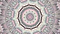 Round mandala pattern. Stock Footage