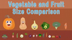 Vegetable Song Size Comparison Instructional Video