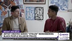 Artist Honors Black Lives Lost In Controversial Police Incidents News Clip