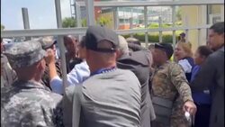 CLEAN : Dominican Republic: police patrol Environment Ministry after minister shot dead News Clip