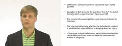 Cause in Fact Element of Causation - Negligence Lawsuit Instructional Video