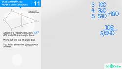 GCSE Secondary Maths Age 13-17 - Geometry & Measures: Angles - Explained Instructional Video