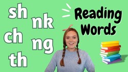 sh th ch ng nk Words | Learning to Read | Reading Words | British Teacher Instructional Video