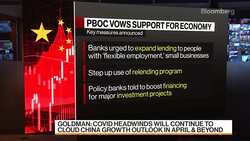 Goldman Expects China's Economy to Grow 4.5% This Year News Clip