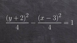 learn to graph a hyperbola given the equation Instructional Video