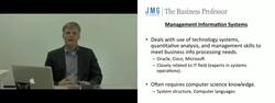 Management Information Systems Concentration Instructional Video