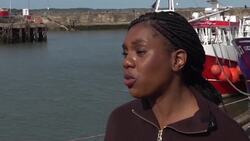 Kemi Badenoch speaks to media on a fishing related visit in East Yorkshire News Clip