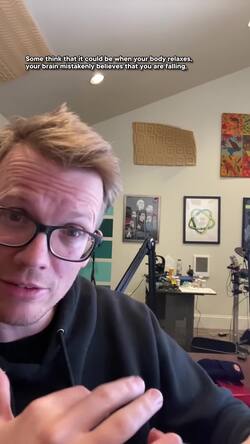 When you're almost asleep and then jerk back awake #shorts #science #sleep #biology Instructional Video