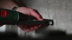 Mature Man Building a Bed Stock Footage