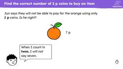 Find how many 2 p coins are needed to make a given value Instructional Video