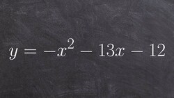 Solve by factoring when a=1 Instructional Video
