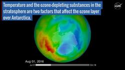 2016 Antarctic Ozone Hole Meets Scientist Expectations Instructional Video