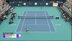 Fernandez eliminated from play at Miami Open News Clip