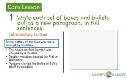 Writing the First Draft of Your Essay Instructional Video