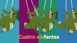 Un Elefante Se Balanceaba | Comptines Infantiles | Niños | The Kiboomers Instructional Video