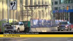 Portage & Main construction begins this week News Clip