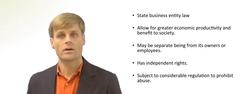 Effect of Law on Business - Entities Instructional Video