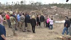 Trump visits tornado-ravaged town in Alabama Instructional Video