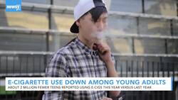 E-Cigarette Use Down Among Young Adults News Clip