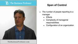 Span of Control Instructional Video