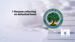 Student loans in default to be referred to debt collection, Education Department says News Clip