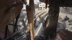 Damage in Gaza following Israeli airstrikes Instructional Video