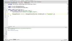 gRPC [Java] Master Class: Build Modern API and Microservices - Client Setup Boilerplate Code Instructional Video
