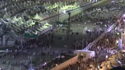 CLEAN : FILE: Hajj pilgrimage in the Saudi city of Mecca News Clip