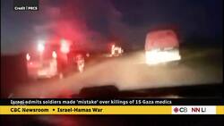 Israel military changes account of emergency worker killings in Gaza News Clip