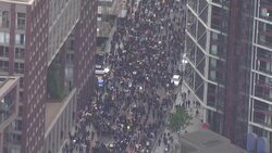 Aerial views of Black Lives Matter protests in London News Clip