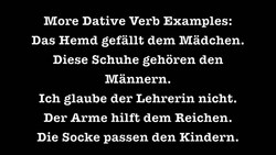 German Dative Case Overview - Deutsch lernen Instructional Video