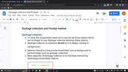 Java for Beginners with Hands-On Program and Capstone Project - Garbage Collector and Garbage Collection Mechanism in Java Instructional Video