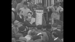 The Derby Stakes horse race in England in 1934 News Clip
