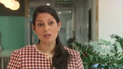 Interview with Priti Patel about immigration laws News Clip