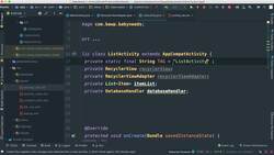 Comprehensive Android Developer Bootcamp - Showing Items in a ListActivity Instructional Video