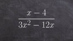 Factoring out the GCF to simplify the rational expression Instructional Video