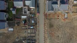 Drone stock of a housing development News Clip