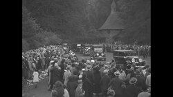 Departures after Thomas Edison's 1931 funeral in West Orange, NJ News Clip