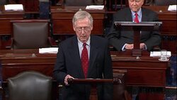Senator McConnell calls Kavanaugh opposition despicable as second allegation surfaces Stock Footage