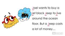 A Fun Phonics Series: Joel Gets A Job Instructional Video