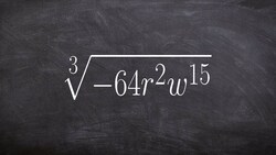 Simplifying the cube root of an expression Instructional Video