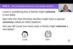 Welcoming a new family member with or without God Instructional Video