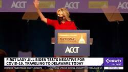 Jill Biden Tests Negative For COVID-19, Will Go To Delaware News Clip