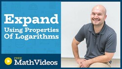 Master Expanding Logarithmic Expressions using the rules of logarithms Instructional Video