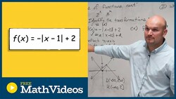 Identify the transformations domain and range, absolute value function Instructional Video