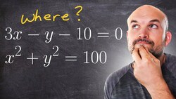 Where do the circle and line meet? Instructional Video