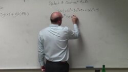 Taking derivative by applying product rule of two polynomials Instructional Video