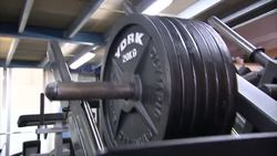 Weightlifting in a Gym News Clip